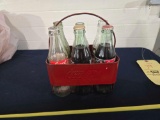 Coca Cola Bottles w/ Metal Cady