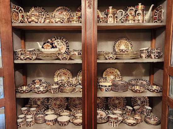 Massive collection of Royal Crown Derby china, Old Imari
