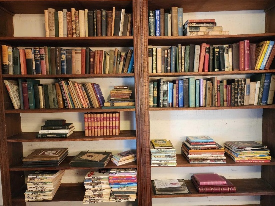 Collection of antique & vintage books, large lot!