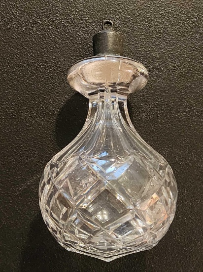 Antique cut crystal chandelier prism drop