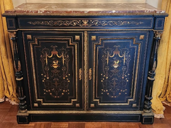 The finest inlaid antique chest: Napoleon III / French style