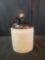 Vintage brown top jug with cork