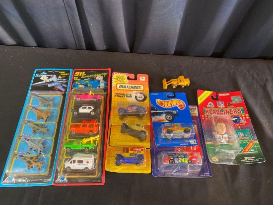 Collection of Hot Wheels, Matchbox, & Other Vintage Toys
