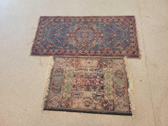 Gabbeh 2 x 3ft and antique 25 x 52 inch small r7gs