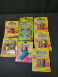 Pez Keychains and Power candy dispenser