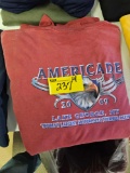 Americade 2xl long sleeve t shirts, bid x 4