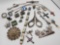 Vintage sterling silver jewelry lot. 163.5 grams