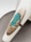 Vintage sterling silver & turquoise buffalo ring