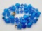 Vintage 1950s blown glass beaded necklace