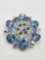 Vintage Vendome crystal flower pin