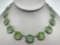 Vintage intaglio cameo sterling silver necklace