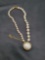 Vintage Miriam Haskell faux pearl necklace