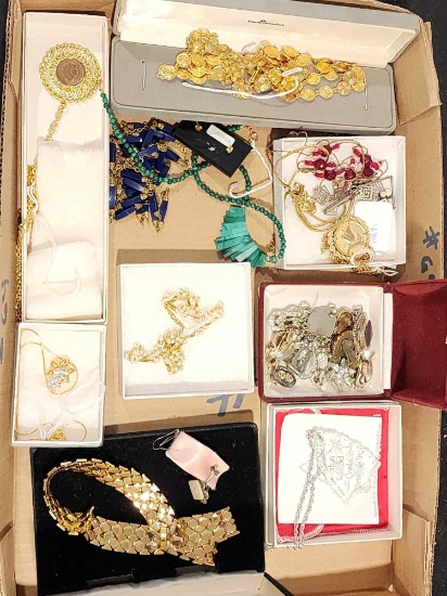 Costume Jewelry and Craft Box Lot