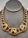 Vintage SAL gold toned necklace