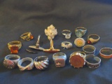 Costume, Fashion, Indian Head Penny, and Sterling Silver ring lot