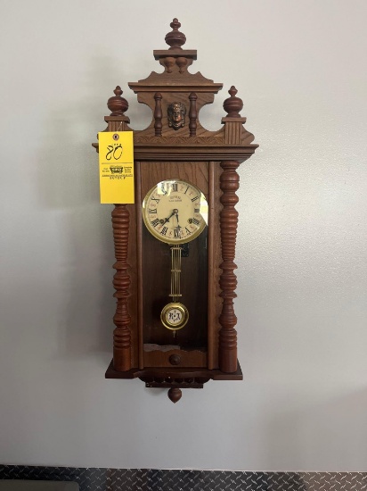 Southern Clock Company Key Wind Case Clock