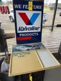 Valvoline Advertising Signs and Stool