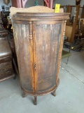Curved Glass Curio cabinet