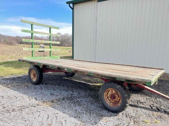 16 Ft Flat Hay Wagon