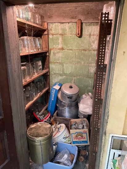 Contents of Canning Room- Canning Supplies