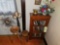 Small Wooden Display Cabinet, Wooden Stand, Wooden Stool & Corner Decorative Items