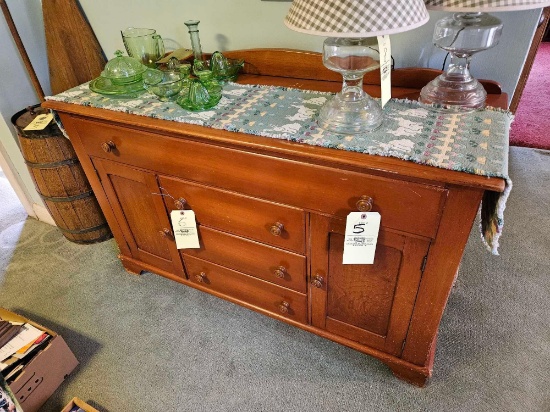 Colonial Style Buffet Cabinet - Contents Sold Separately