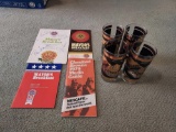 Pro Football Hall of Fame Booklets, Signed Mayor's Breakfast Booklet, & Glass Set