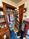 Closet Contents - Womens Clothes (Large & Medium Mostly), Shoes, Board Games, Blankets, & Small