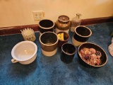 Assortment of Crocks & Jugs - Most Have Tiny Chips and/or Cracks