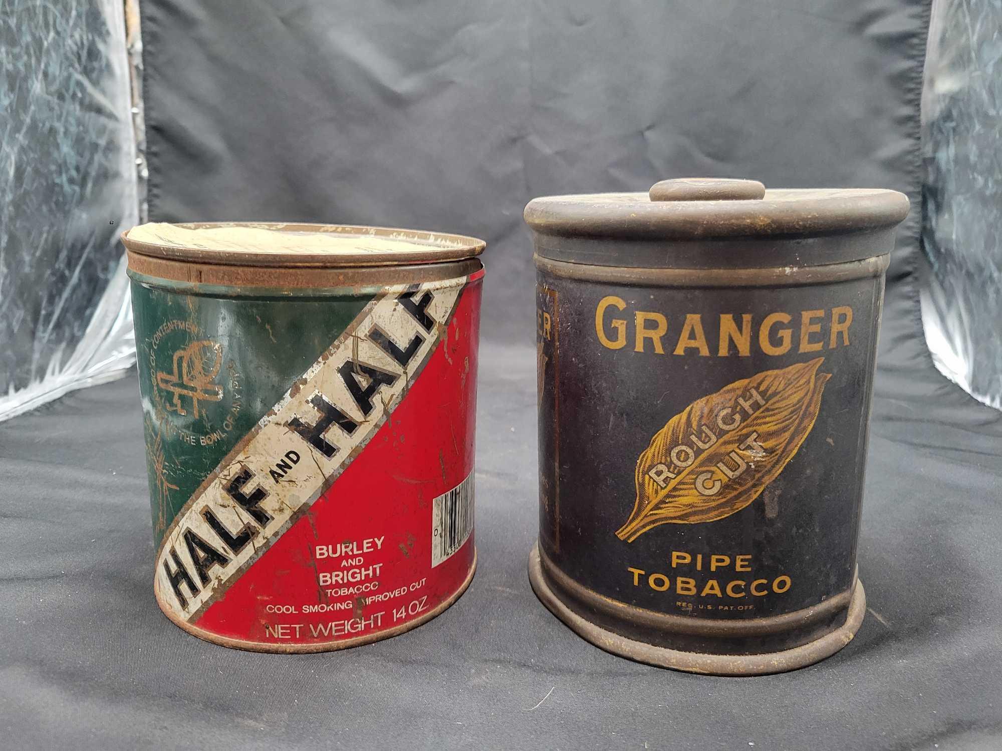 Vintage Granger and Half & Half tobacco tins Proxibid