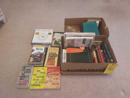 2 Boxes of Assorted Books