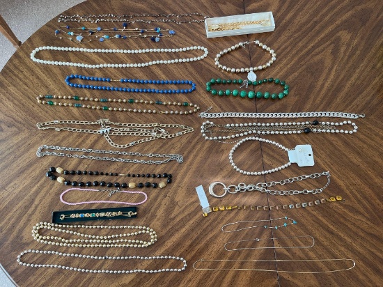 Costume Jewlery, Beaded Necklaces, Chains