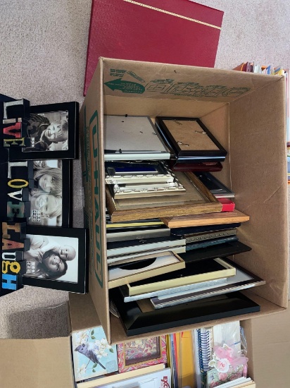 Picture frames, scrap booking, post cards