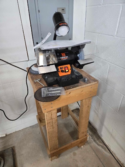 Wen 6" Variable Speed Bench Grinder w/ Stand