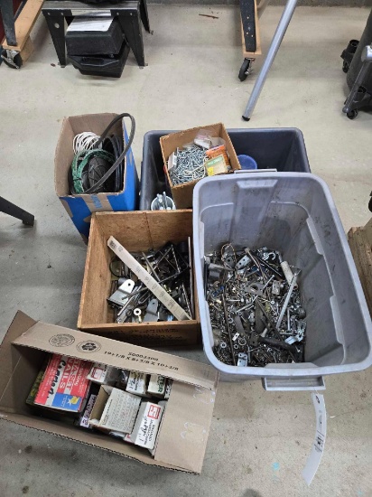 Assorted Nuts, Bolts, Screws & Hardware