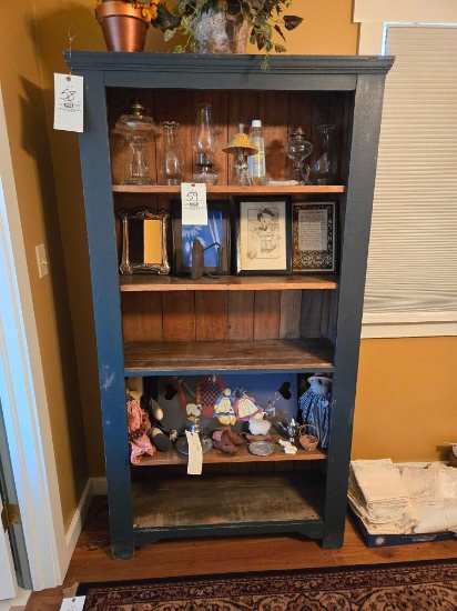 Antique Painted Display Cabinet
