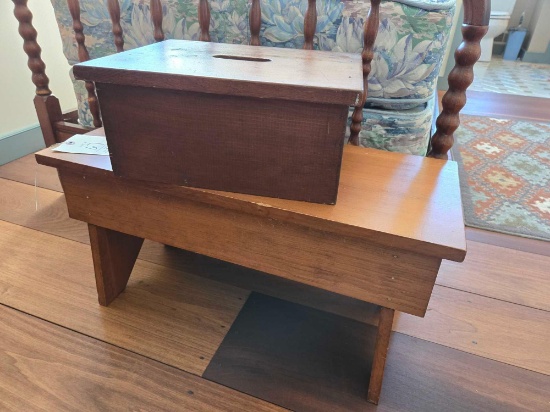Small Bench and Step Stool