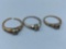 early 14k gold rings 3.0 DWT