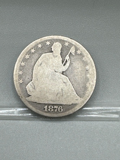 1876 Seated Half Dollar
