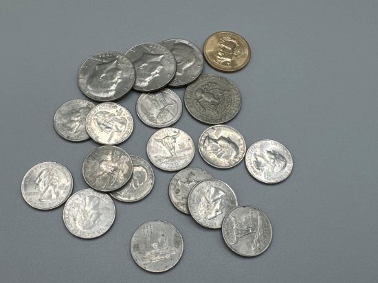 Presidential Dollar, Kennedy Half Dollars, State Quarters