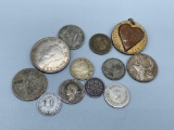 Collectors Group of World Coins, some silver