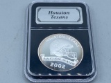 2002 NFL Houston Texans 1oz .999 Silver Round