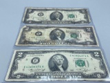 $2 Federal Reserve Notes (3)