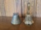 Antique 1878 Saignelecier Chiantel Fondeur and Ohio Bicentennial 2003 brass bells