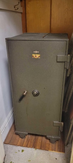 Early Schwab 1hr cement lined safe, locked open without combination