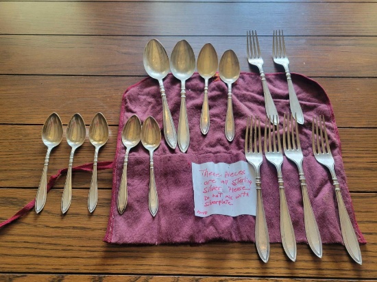 Group of Sterling Silver flatware