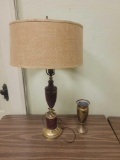Vintage church alter vase and decorative table lamp