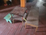 Mersham MCM coffee table, Lane 2 tier table and painted stool