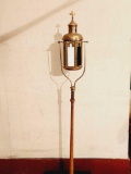 Church Religious Processional Brass Candle Lantern As-Is