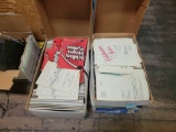 2 Boxes of vintage song books and psalms
